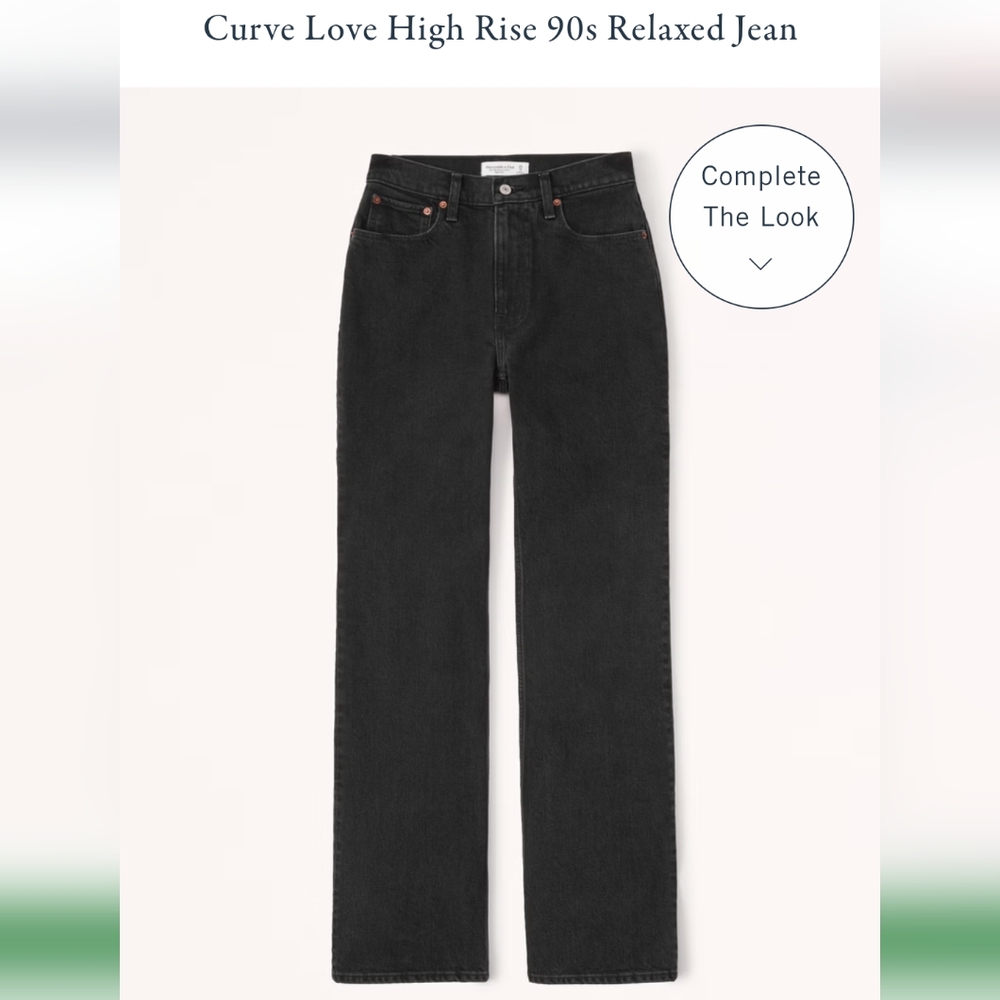 Abercrombie Curve Love High Rise 90s Relaxed Jean